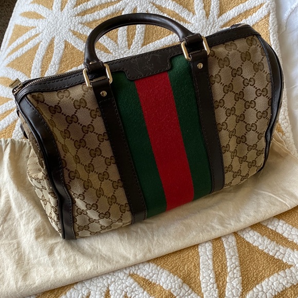 Vintage Gucci Boston Bag - Picture 1 of 15